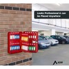 AdirOffice Key Lock Box – 48 Key Hooks Wall Mounted