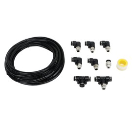 Turbo Vacuum Fitting Kit Turbocharged Wastegate Solenoid Connector Set for Turbocharged Vehicle