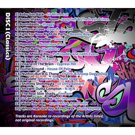 Mr Entertainer Big Karaoke Hits of Rap - Double CD+G (CDG) Pack. 40 Top Songs