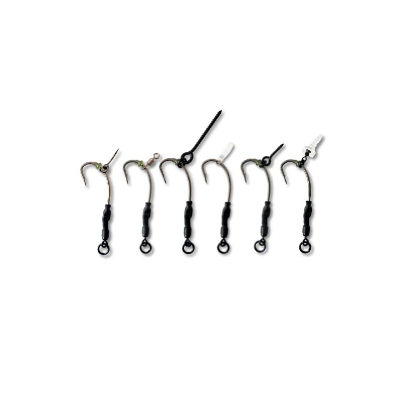 EUROKAN TACKLE 10x Ronnie Rigs Ready Tied – Korda Hooks