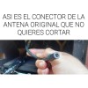 Adaptador Antena Estereo Cherokee Cheroki Años 2002 A 2007 Negro