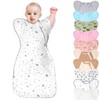 Knirose 3-Way Wearable Swaddle Blankets Sleep Sacks with Arms Up,