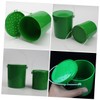 BESPORTBLE 2sets Plastic Fishing Bucket Container Handle Bait Cooler for