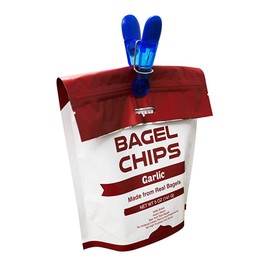 Chip Clips Utility (10 X 1 Pack), Multipurpose PVC-Coated Steel Clip for Food Package, Opened Chips Bag, Hanging of Clothes, Parper Clip, Plastic Bag Clip