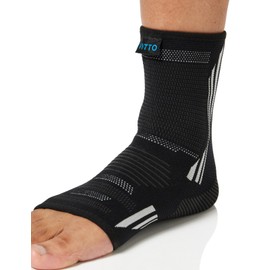 VITTO Ankle Brace Foot Support for Ligament Damage, Weak Joints, Stored Joint and Arthritis (Hulle, S)