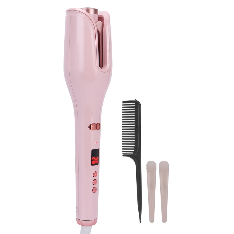 Automatic Rotating Barrel Hair Curler Rose Shape Portable Curling Iron