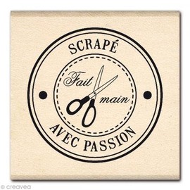 Florilèges Design Stamp fb112063 Scrapbooking Bubble Passion Beige 4 x 4 x 2.5 cm