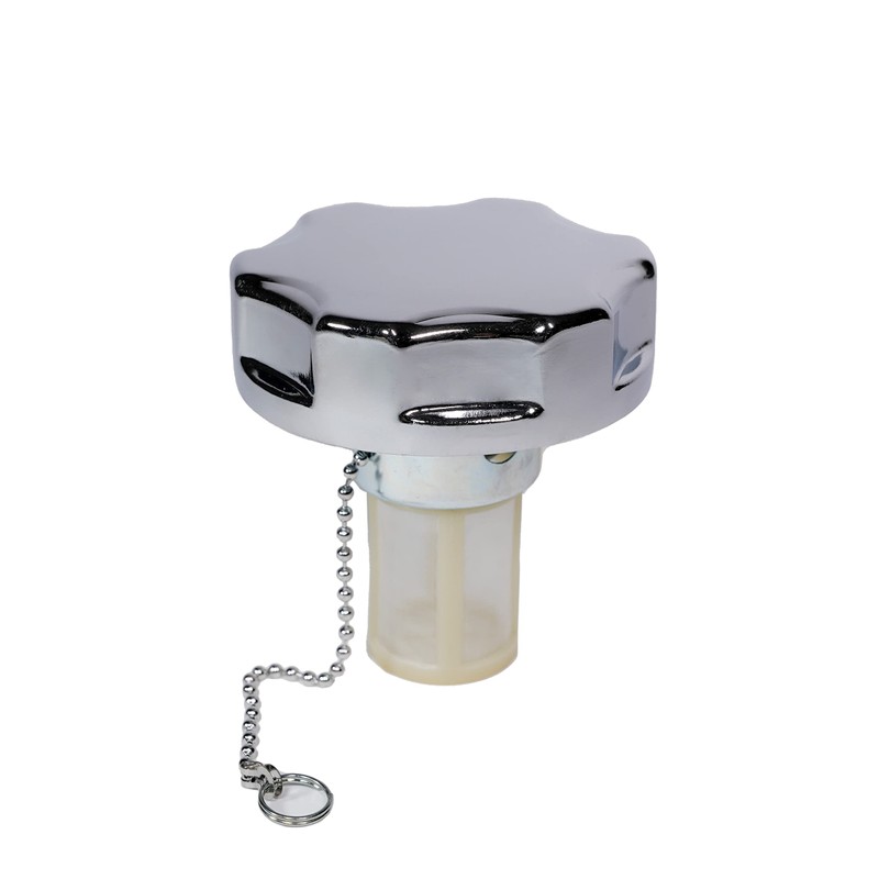 JMCHstore Tapa de depósito de combustible de gas con cadena