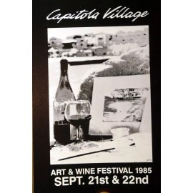 Fred Harvey Invitation Capitola Village Art & Wine Festival 1985 -  Postcard, unposted