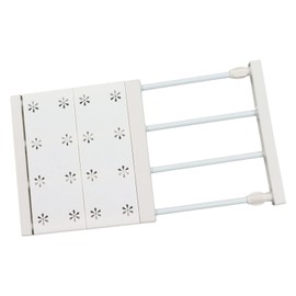 Closet Tension Shelf, Expandable Closet Tension Shelf No Drill Telescopic Wardrobe Tension Shelf Organizer for Cabinet Wardrobe Cupboard Kitchen Bedroom (Length 30‑40cm/11.8‑15.7in)