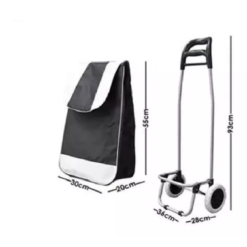 KFMX Carrito De Mandado Multiusos Con Bolsa Resistente Colores