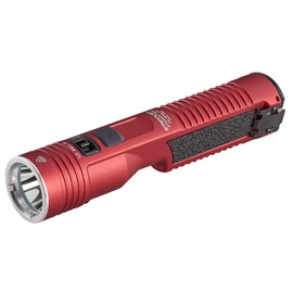 Streamlight 78121 Stinger 2020 2000-Lumen Rechargeable Professional Flashlight with 120V AC/12V DC 1 Holder Charger, Red
