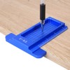 TS-3 Aluminum Alloy Ruler Woodworking Measuring Tool Mini Scriber Hardware