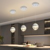 Crystal Pendant Light for Kitchen Island,Small Chandelier Lights Fixture, Hanging