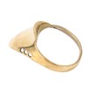 Brass Archery Thumb Ring Portable Finger Protector with Anti Lost