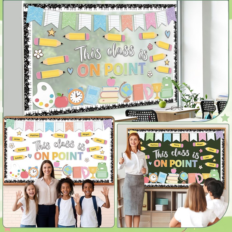 Composition Notebook Bulletin Board Set Welcome Back to School Paper