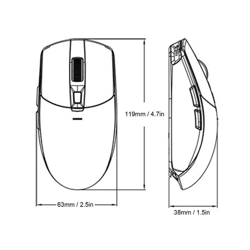 AJAZZ Wireless Mouse E-Sports Gaming Home Office Universal Computer Parts