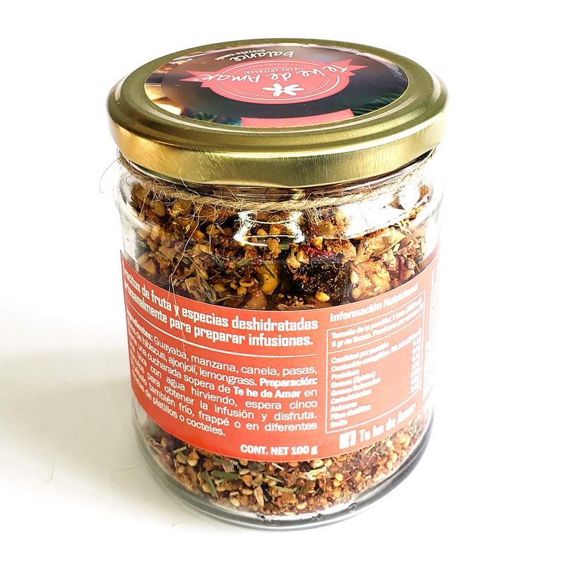 TE HE DE AMAR Tisana Frutal/BALANCE/Guayaba - Canela (150 g)