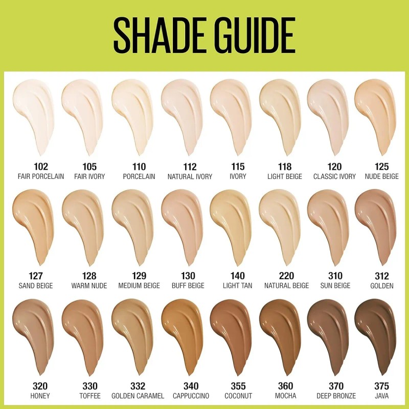 Base Líquida Maybelline Superstay Active Wear Tono 128 Warm Nude