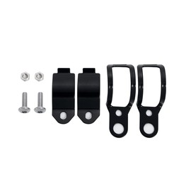 Cannonball Black Stay Turn Signal, Set of 2, Bike, 12V, Black, General Purpose, Custom Parts, Stay Switch, Number Stay, Monkey, Pipe Fixing Hardware (Black Stay)