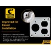 4 in. Square Cover, Exposed Work, Duplex/1.406 in. Dia. Receptacle
