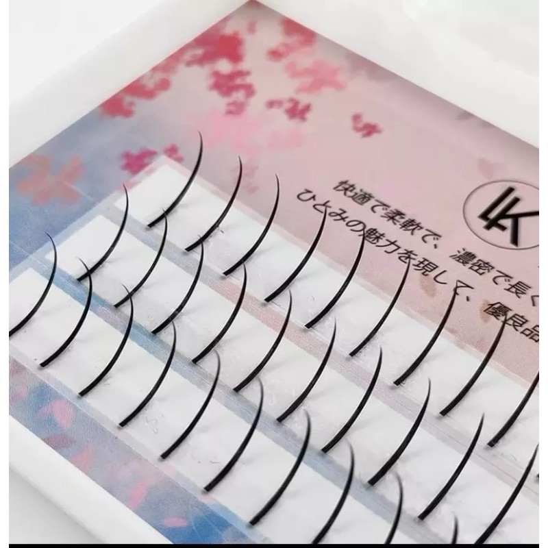 Lashesandfun Blister Espiga Spikes Extensiones De Pestañas Efecto Kk 0.7