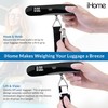 iHome Digital Luggage Scale - 110lbs Portable Suitcase Scale with