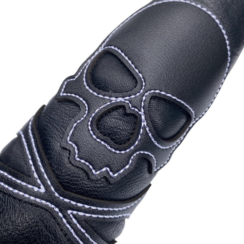 Skull Magnetic Golf Putter Cover Headcover Blade Putter Head Cover