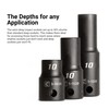 Capri Tools 3/8 in. Drive Semi-Deep Impact Sockets Set, Metric,