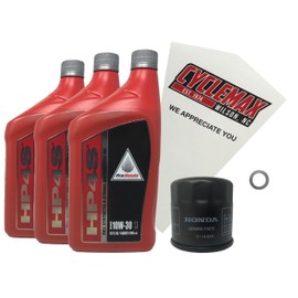 Cyclemax Full Synthetic Oil Change Kit fits 2003-2023 Honda CBR600RR
