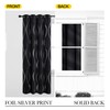 NICETOWN Black Out Window Curtains for Bedroom, Microfiber Noise Reducing