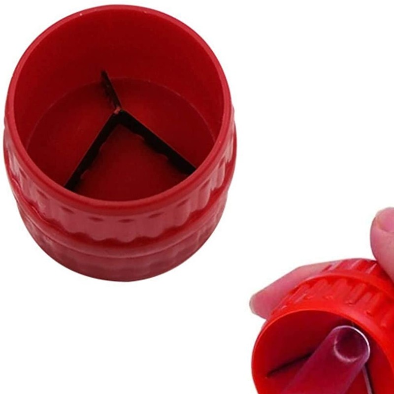 Pipe Deburring Tool,Plumbing Tools Universal Pipe Reamer Plastic Inner-Outer Reamer