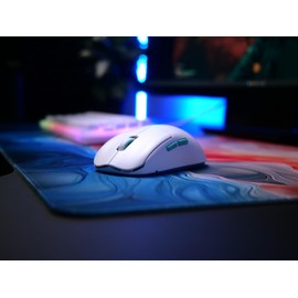 CHERRY XTRFY M68 Wireless, Ultra-Light Wireless Gaming Mouse, 2.4 GHz RF, Optimised for E-Sports, Symmetrical Shape with Ultra-Low Front, White