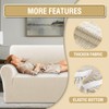 H.VERSAILTEX Jacquard Sofa Slipcover with Waterproof Seat Furniture Protector 1