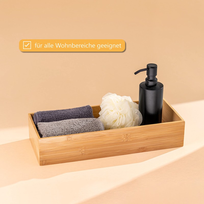 bremermann Bamboo Storage Box 30 x 7.5 x 15 cm