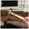 Dönges Non-rebound Soft Hammer with Painted Ash Handle, Diameter 22