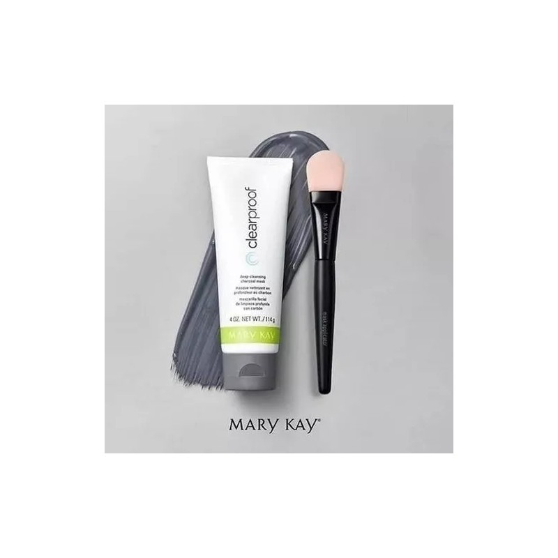 Mary Kay Mascarilla Facial De Carbon Activado Y Brocha Aplic