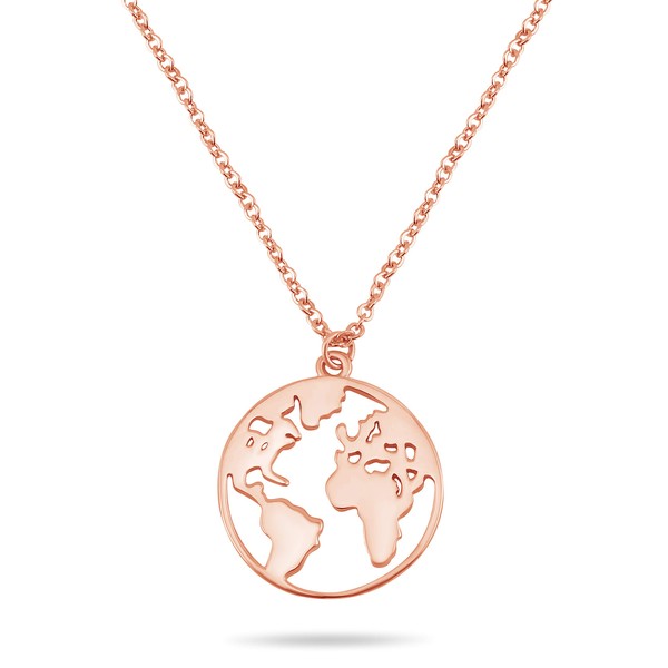 NUOLI® Women’s Globe Necklace - 45 cm - 925 Sterling