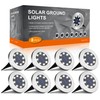 INCX Solar Lights for Outside,8 Pack Solar Light Outdoor Waterproof,