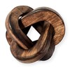 Thorness Rustic Wooden 3-Link Knot Ornament for Home Décor -