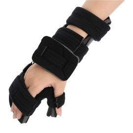 Wrist Splint for Relieves Wrist Pain, Adjustable Wrist Support Wrist Brace for Hand Stabilization, Carpal Tunnel Wrist Orthosis for Fixation and Correction (S-R