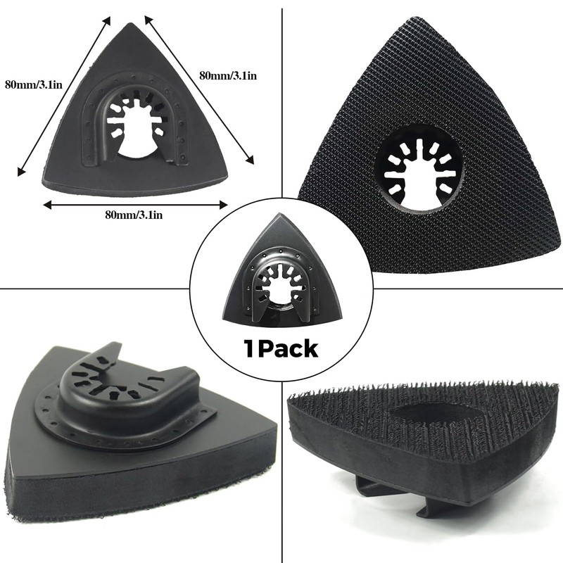 Oscillating Tool Sanding Pad for Multitool Oscillating Saw, WENESTR 1-Piece