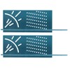 2PCS Multifunctional Woodworking Ruler 3D Angle Measuring Gauge Measuring Tools