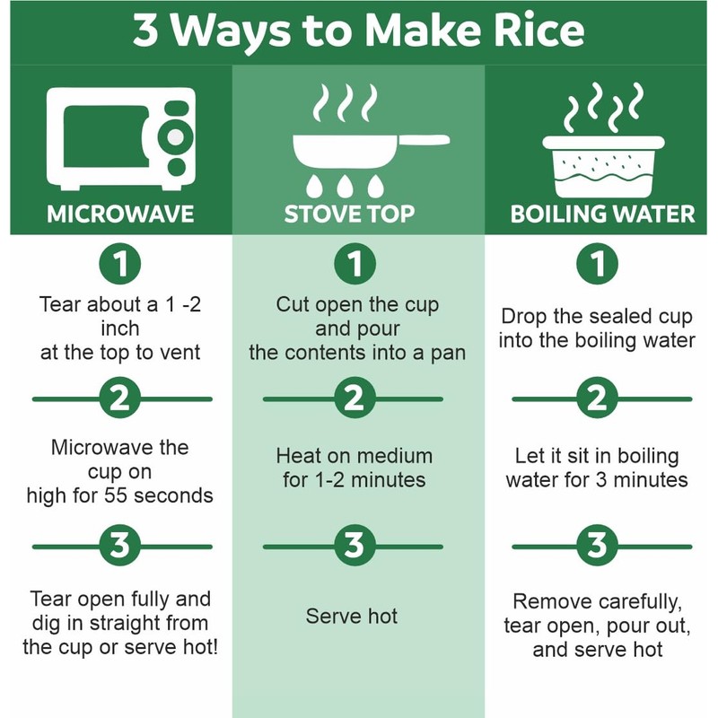 Eat Regal Jasmine Rice Cups, Gluten-Free, Microwavable, Ready in 60