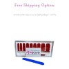 ManiCURE Nail Polish Red Bling, PediCURE Real Nail Polish Strips