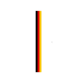 6 inch x 5 Feel German Flag Vinyl Car Graphic Stripe Sticker Graphic Kit
