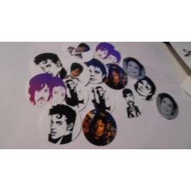 Unbranded Pre Cut One Inch Bottle Cap Images SINGER PRINCE AND MICHAEL JACKSON Free Ship - photo, 25 images