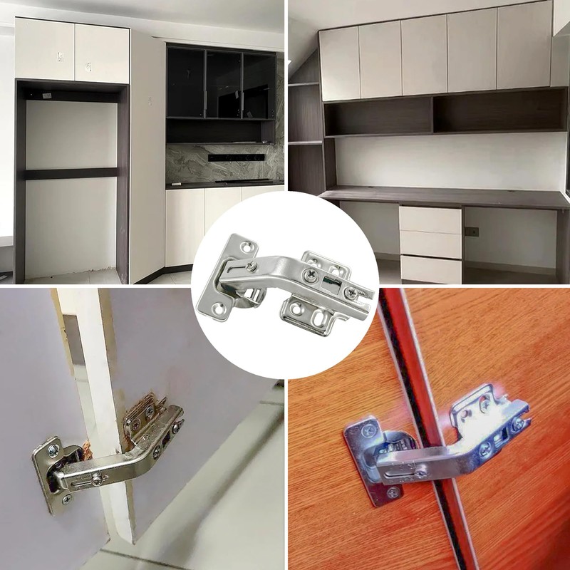 4 PCS 135 Degree Cabinet Door Hinges,Kitchen Cupboard Blind Corner