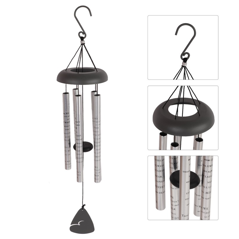 Wind Chimes Corrosion Resistant Waterproof Soothing Melody Metal Wind Chimes