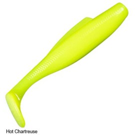 Z-Man DieZel MinnowZ 5" Soft Plastic Swimbait 4pk Free Shipping Within US - Hot Chartreuse